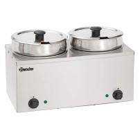 Bemar na zupę Hotpot, 2 x wkład 6,5L 505x280x320 Bartscher 606065