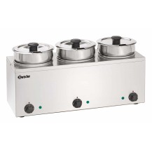Bemar na zupę Hotpot, 3 x wkład 3,5L 610x240x320 Bartscher 607035