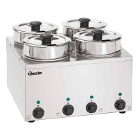 Bemar na zupę Hotpot, 4 x wkład 3,5L 415x415x320 Bartscher 608035