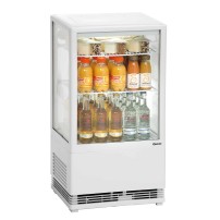 Witryna chłodnicza Mini 58L, biała 435x385x805 Bartscher 700258G
