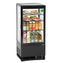 Witryna chłodnicza Mini 78L, czarna 435x385x960 Bartscher 700277G