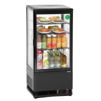Witryna chłodnicza Mini 78L, czarna 435x385x960 Bartscher 700277G