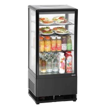 Witryna chłodnicza Mini 78L, czarna 435x385x960 Bartscher 700277G