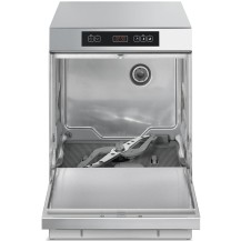 Zmywarka do szkła, kosz 400x400 mm, podłączenie jednofazowe, system płukania HTR, 440x555x695 mm, SMEG SPG405M