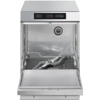 Zmywarka do szkła, kosz 400x400 mm, system płukania HTR, wbudowany zmiękczacz, 440x555x695 mm, SMEG SPG405S
