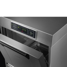 Zmywarka do szkła, kosz 400x400 mm, system płukania HTR, wbudowany zmiękczacz, 460x600x705 mm, SMEG SPG415S