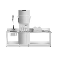 Zmywarka kapturowa, kosz 500x500 mm, system płukania HTR, odzysk ciepła, 634x750x1523 mm, SMEG SPH515H