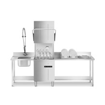 Zmywarka kapturowa, kosz 500x500 mm, 634x750x1440 mm, SMEG SPH503L
