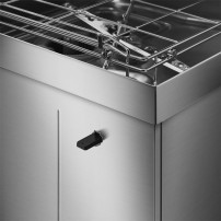 Zmywarka kapturowa, kosz 500x500 mm, system płukania HTR+, 634x750x1523 mm, SMEG SPH525
