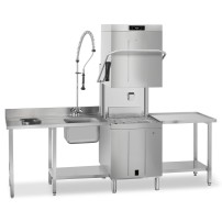 Zmywarka kapturowa, kosz 500x500 mm, system płukania HTR+, 634x750x1523 mm, SMEG SPH525
