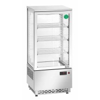 Mini witryna chłodnicza 78L,  stal DG 430x390x986 Bartscher 700478G