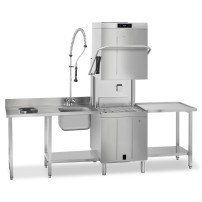 Zmywarka kapturowa, kosz 500x500 mm, system płukania HTR+, odzysk ciepła, 634x750x1523 mm, SMEG SPH525H