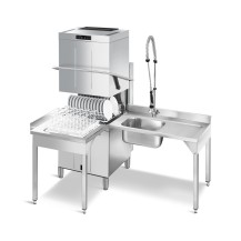 Zmywarka kapturowa, kosz 600x500 mm, system płukania HTR+, odzysk ciepła, 734x750x1523 mm, SMEG SPH625H