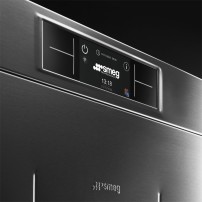 Zmywarka kapturowa, kosz 600x500 mm, system płukania HTR+, odzysk ciepła, wbudowany zmiękczacz, 716x750x1523 mm, SMEG SPH625SH