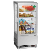 Witryna chłodnicza Mini 78L, srebrna 435x385x960 Bartscher 700778G