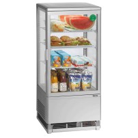 Witryna chłodnicza Mini 78L, srebrna 435x385x960 Bartscher 700778G