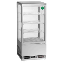 Witryna chłodnicza Mini 78L, srebrna 435x385x960 Bartscher 700778G