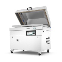 Pakowarka próżniowa, dwie listwy zgrzewające 1 x 1090 i 1 x 620mm, moc pompy 160m3/h Henkelman Polar 110