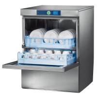 Zmywarka do naczyń ze zmiękczaczem i systemem dwóch koszy 500x500 mm