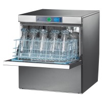 Zmywarka do szkła oraz kufli z pompą odpływową i koszem 500x500 mm
