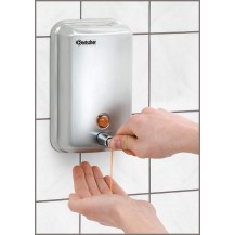Dozownik mydła, ścienny, Stal nierdzewna, 1L 123x110x204 Bartscher 850007