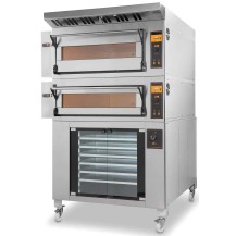 Piec elektryczny piekarniczy modułowy szamotowy z podwyższaną komorą | 4x600x400 | BAKE D6H Resto Quality BAKE D6H