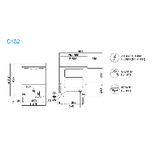 Zmywarka do szkła i talerzy | kosz 400x400 | 230V | panel elektroniczny Advance | KRUPPS CUBE LINE C432 Resto Quality C432