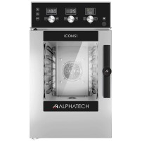 Piec konwekcyjno-parowy ICCT061E | 6x GN 1/1 | ICON51 Alphatech by Lainox  | sterowanie elektroniczne
