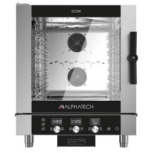 Piec konwekcyjno-parowy ICET071E | automatyczne mycie | 7x GN 1/1 | 7x600x400 | Alphatech by Lainox | ICET071E+ILCS