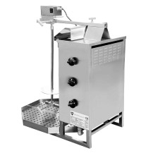 Gyros | opiekacz gazowy do kebaba | 3 palniki | wsad 40kg KLG220 Resto Quality KLG220