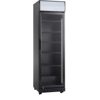 Szafa chłodnicza przeszklona SD420BE | 386 l | czarna (RQ419-BLACK) Resto Quality SD420BE