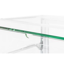 Witryna cukiernicza neutralna Dolce Visione Neutro Premium 1300 | podświetlany cokół | 1300x690x1300 mm