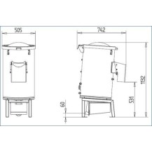 Obieraczka do cebuli | nierdzewna | wsad 30 kg | 1,15 kW | C/E OP30 Resto Quality C/E OP30