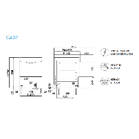 Zmywarka do szkła i talerzy | kosz 400x400 | 230V | panel elektroniczny Advance | KRUPPS CUBE LINE C432 Resto Quality C432