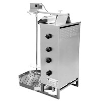Gyros | opiekacz gazowy do kebaba | 4 palniki | wsad 60kg KLG221 Resto Quality KLG221