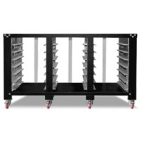 Podstawa do pieca piekarniczego modułowego ME/1400 | prowadnice na tace | 1620x1100x900 mm | PT/1400/DE