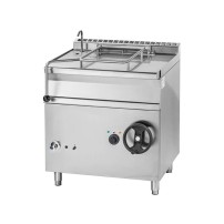 Patelnia uchylna elektryczna | stal nierdzewna | 12 kW | 400V | 80 l | 800x900x900 mm | RQBS85.98E