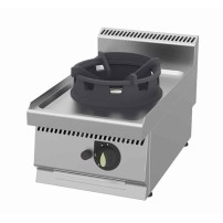 Wok gazowy 1-palnikowy | nastawna kuchnia wok | linia 700 | 10