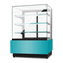 Witryna cukiernicza chłodnicza Dolce Visione Premium 900 | podświetlany cokół | 900x690x1300 mm