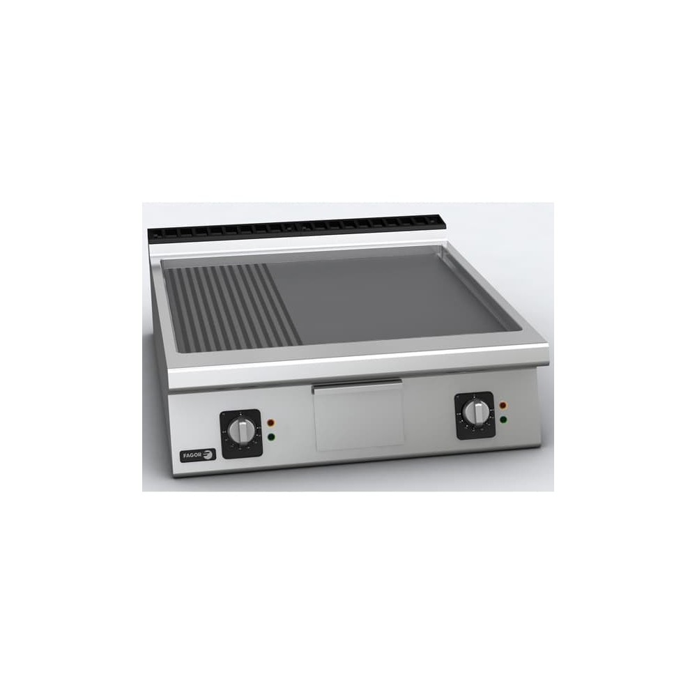 Płyta grillowa Fagor FT-E910 L+R - elektryczna gładko-ryflowana