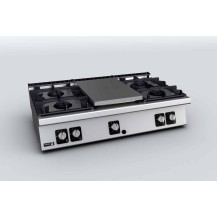 Kuchnia gazowa Fagor C-G750 C NG - solid top i 4 palniki