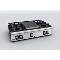 Kuchnia gazowa Fagor C-G750 C NG - solid top i 4 palniki