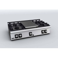 Kuchnia gazowa Fagor C-G750 C NG - solid top i 4 palniki