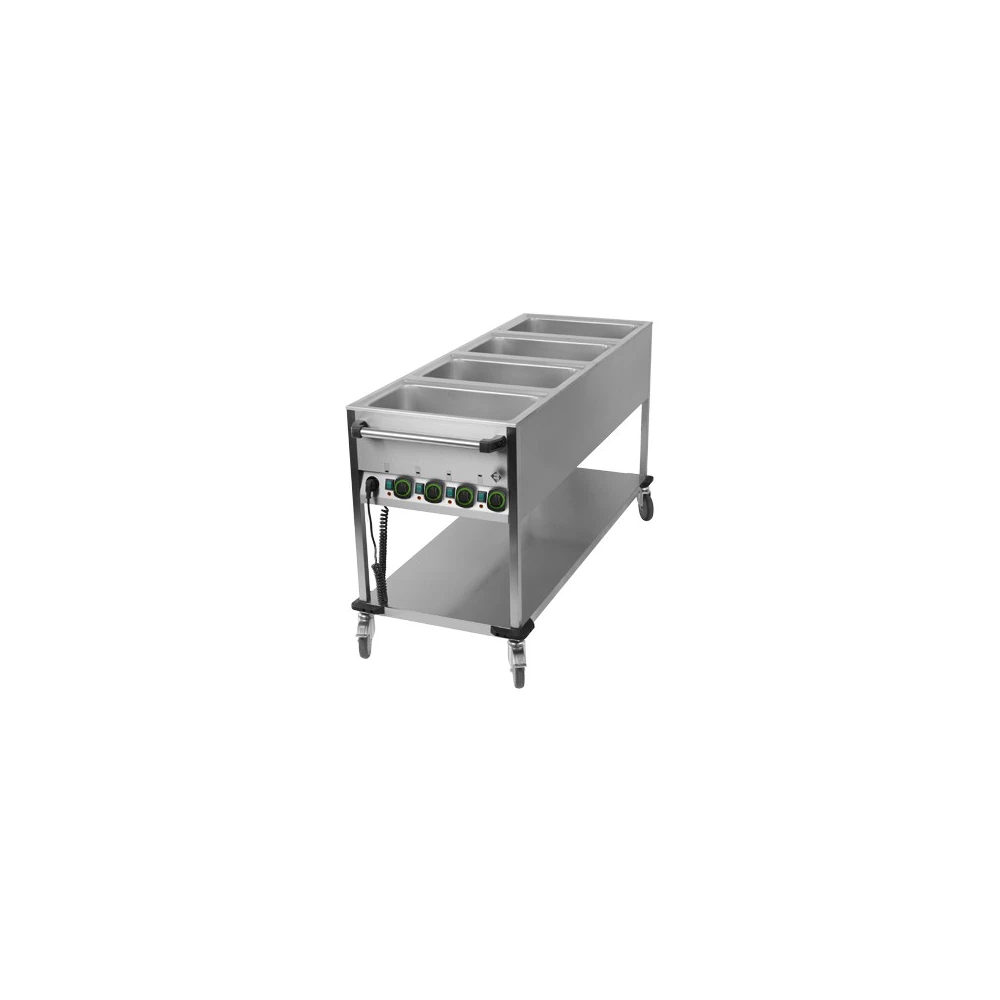 ﻿Bemar jezdny 4-komorowy, 650x1700x900, RM GASTRO BMPK 4120