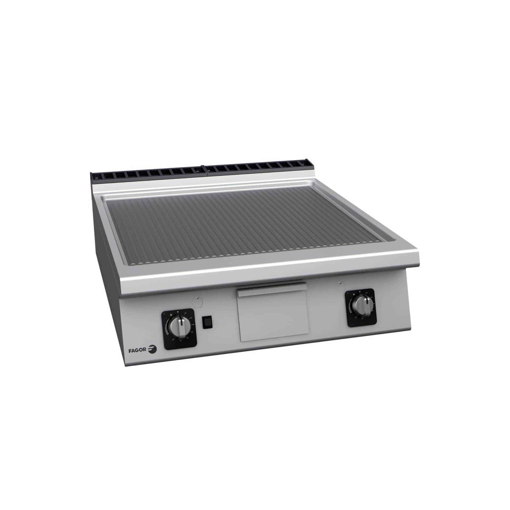Płyta grillowa Fagor FT-G910 C R NG - chromowana, ryflowana