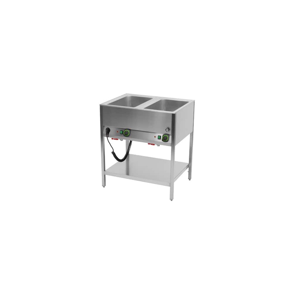 ﻿Bemar stacjonarny 2-komorowy, 800x670x900, RM GASTRO BMSD 2120