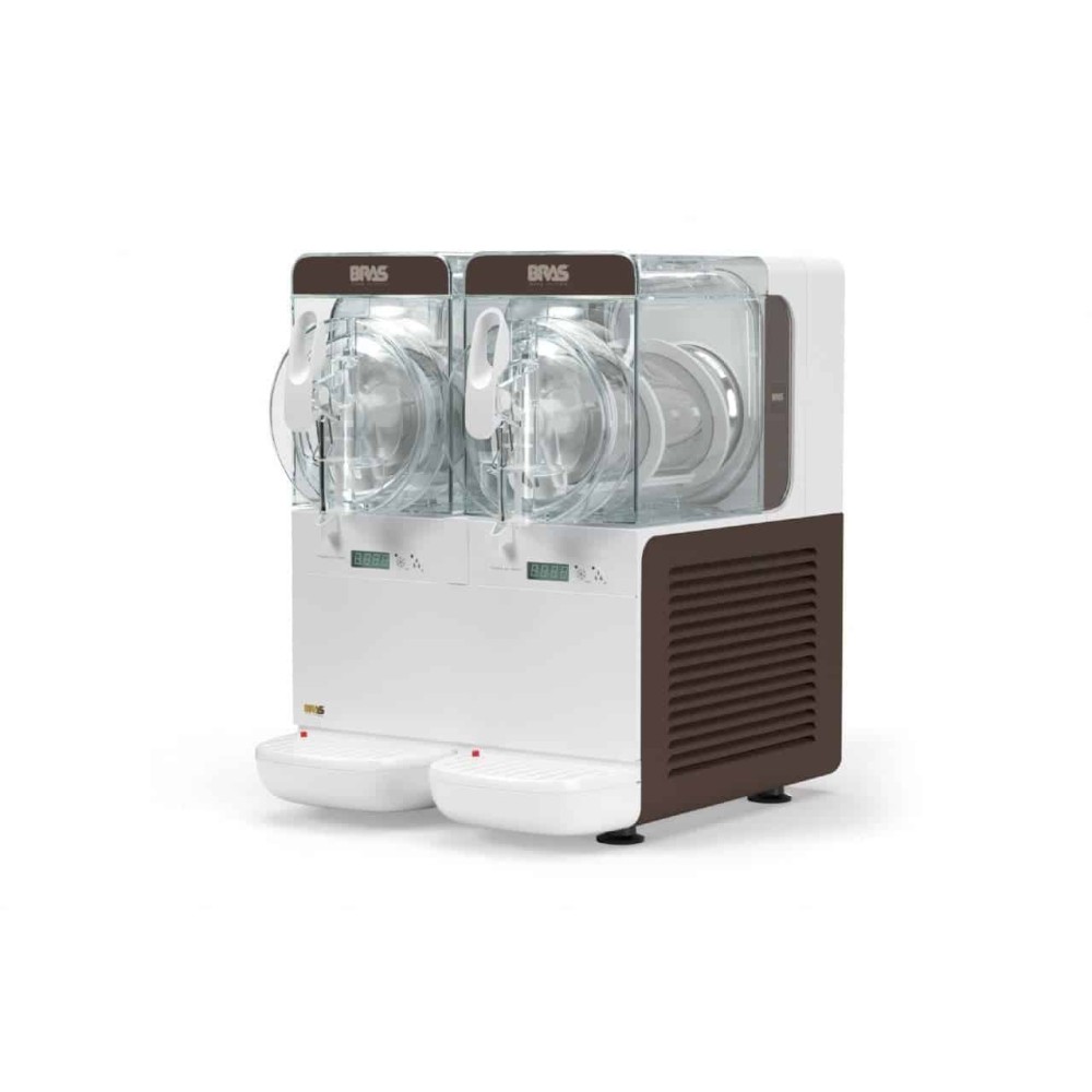 Bras B-CUBE - Dyspenser do zimnych napojów 2x2,8L z technologią LED, Bras BR-B-CUBE2L