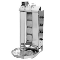 Gyros | opiekacz gazowy do kebaba | 4 palniki | wsad 60kg KLG221 Resto Quality KLG221