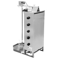 Gyros | opiekacz gazowy do kebaba | 5 palników | wsad 80kg KLG222 Resto Quality KLG222