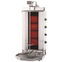 Gyros | opiekacz elektryczny do kebaba | 4 palniki | wsad 60kg KLG231 Resto Quality